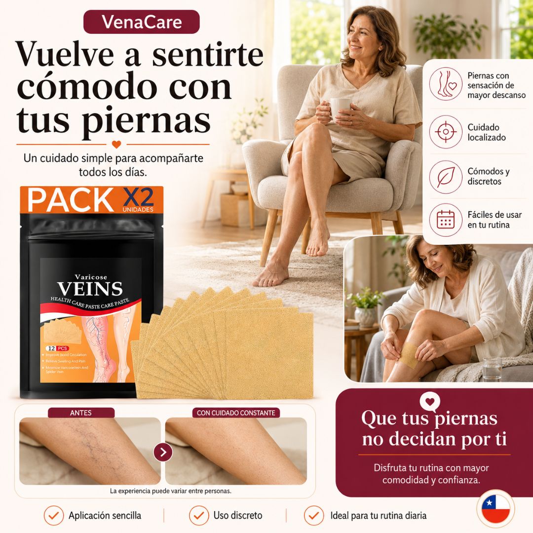 VenaCare | Parches para Várices y Piernas Cansadas