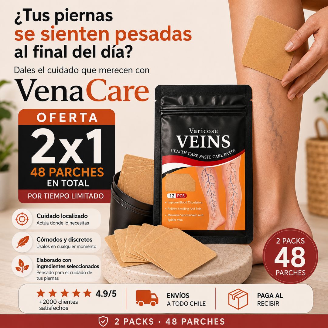 VenaCare | Parches para Várices y Piernas Cansadas