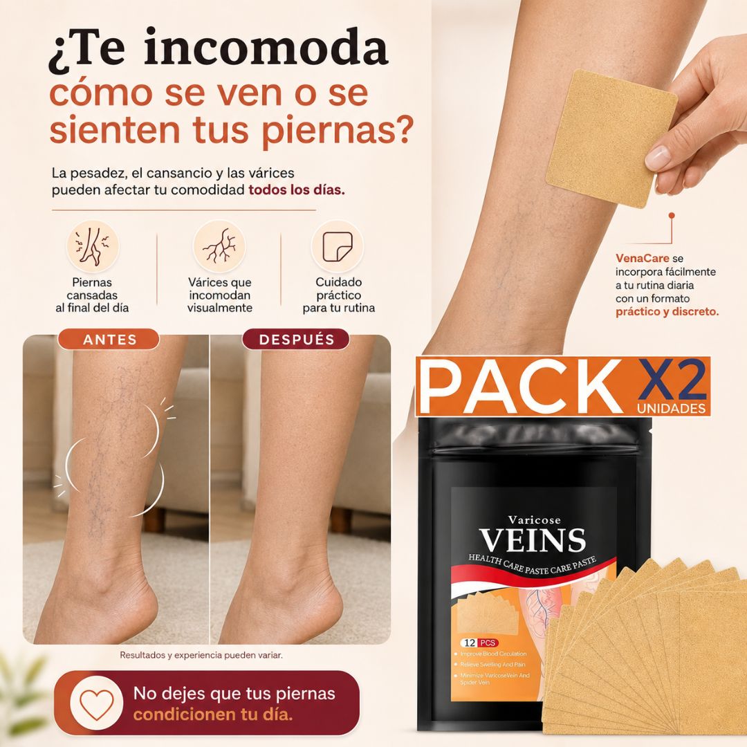 VenaCare | Parches para Várices y Piernas Cansadas