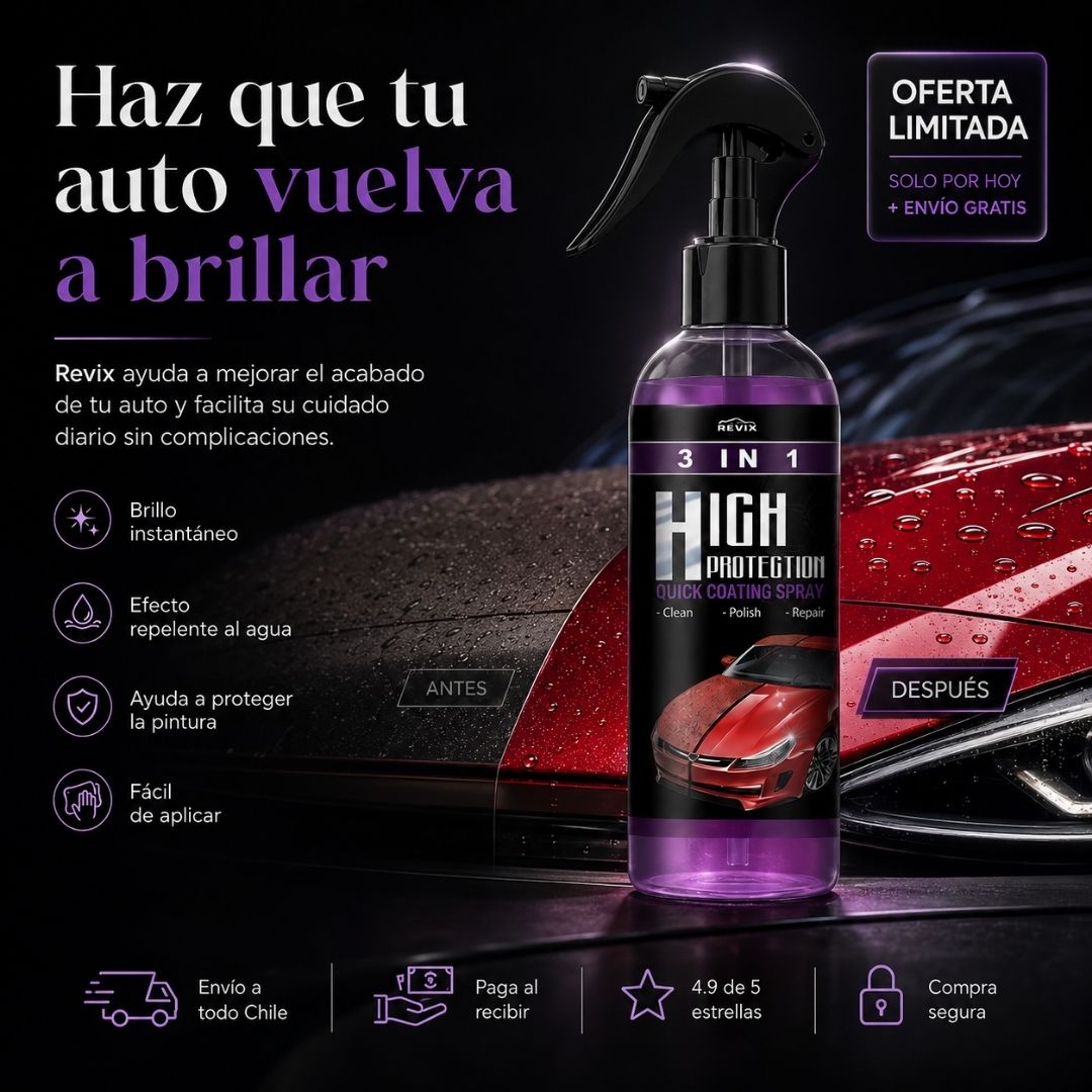 Revix™  120ml Devuélvele la vida — Recubrimiento Cerámico 3 en 1