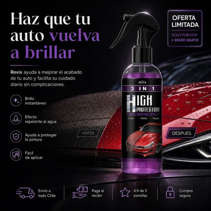 Revix™  120ml Devuélvele la vida — Recubrimiento Cerámico 3 en 1