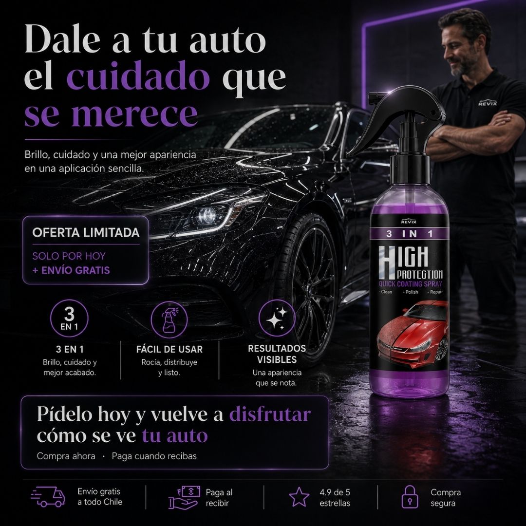 Revix™  120ml Devuélvele la vida — Recubrimiento Cerámico 3 en 1