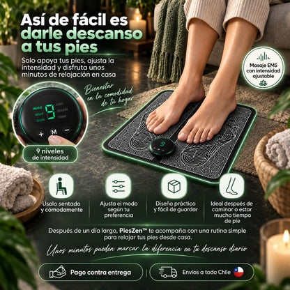 PiesZen™ | Masajeador EMS para Pies Cansados
