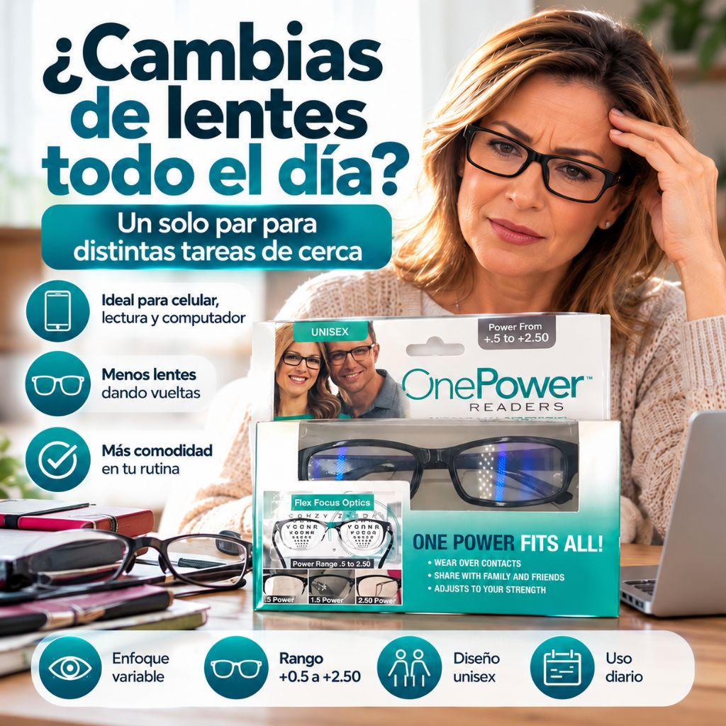 VisioFlex™ — Lentes de enfoque variable para tu día a día