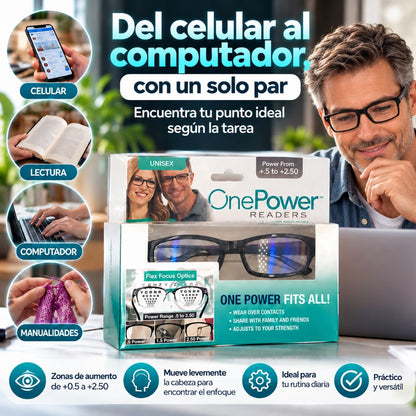 VisioFlex™ — Lentes de enfoque variable para tu día a día