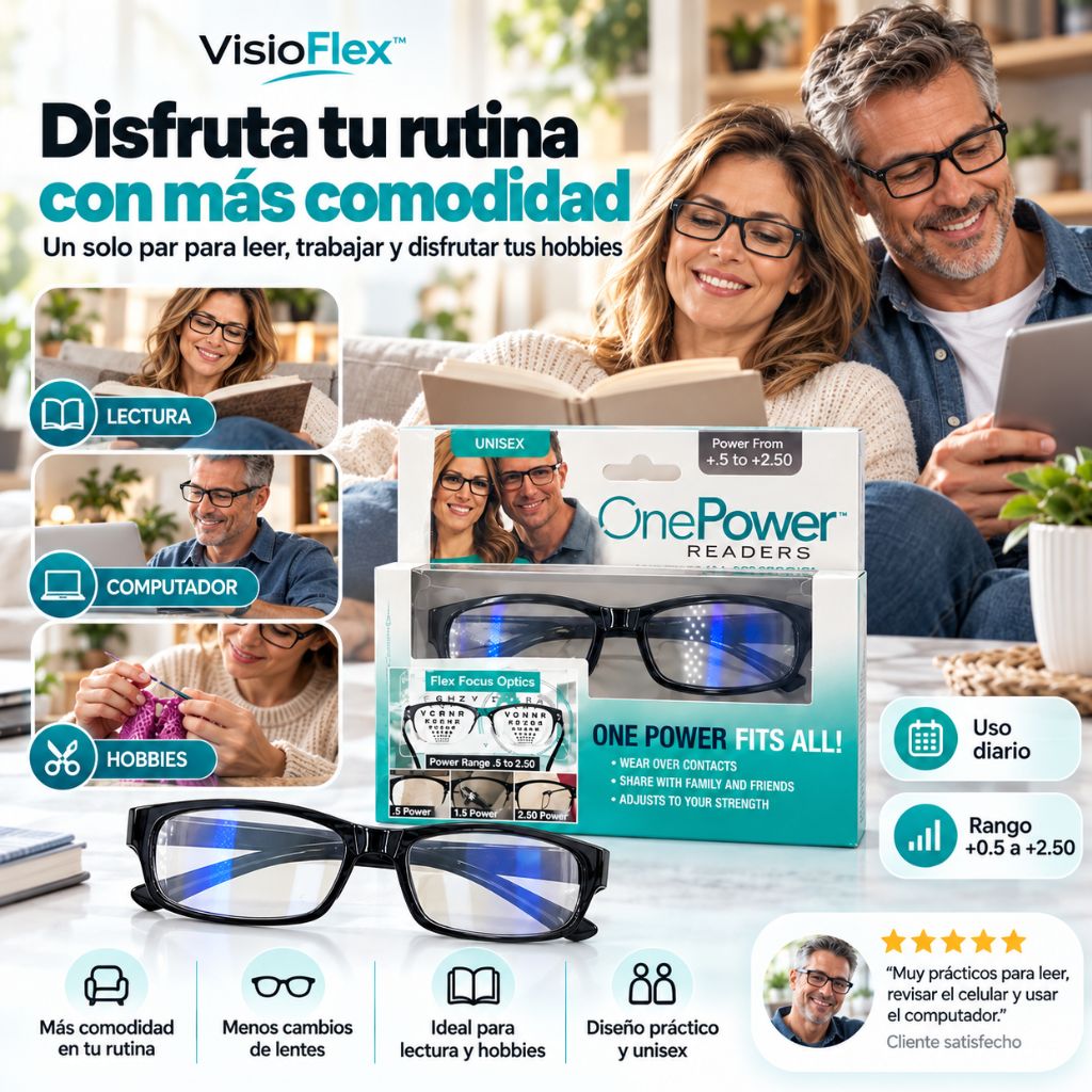 VisioFlex™ — Lentes de enfoque variable para tu día a día