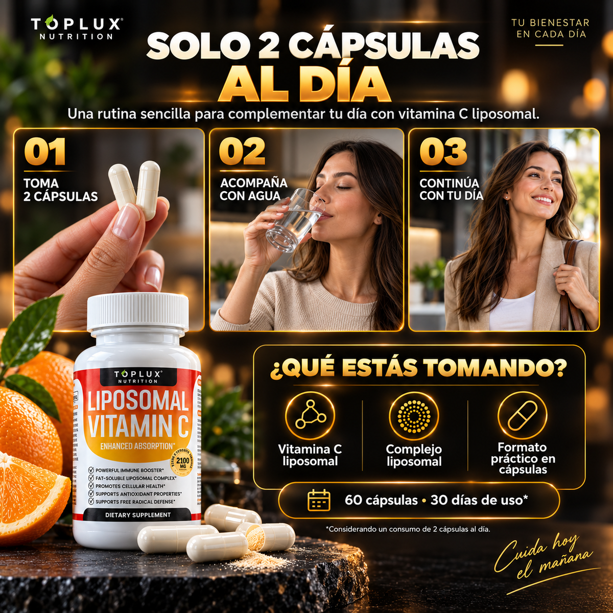 Liposia™ | Cuida tus Defensas Cada Día - 60 cápsulas