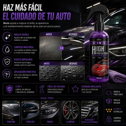 Revix™  120ml Devuélvele la vida — Recubrimiento Cerámico 3 en 1